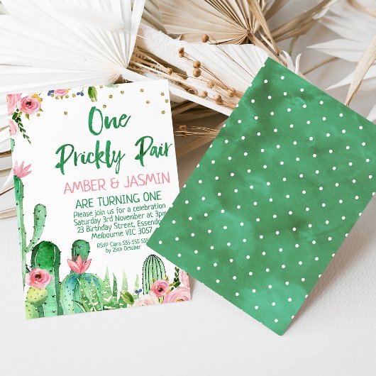 Prickly Paar Birthday Kaart