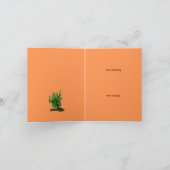 Prickly Pear Cacti Cactus Sunset Wenskaart Kaart (Binnen)