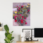Prickly Pear Cacti Poster (Thuiskantoor)