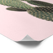 Prickly Pear Cactus and Pink Poster (Hoek)