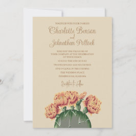Prickly Pear Cactus Bloemen Elegante Cactus Bruilo Kaart