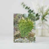Prickly Pear Cactus Briefkaart (Staand voorkant)