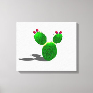 Prickly Pear Cactus Canvas Afdruk