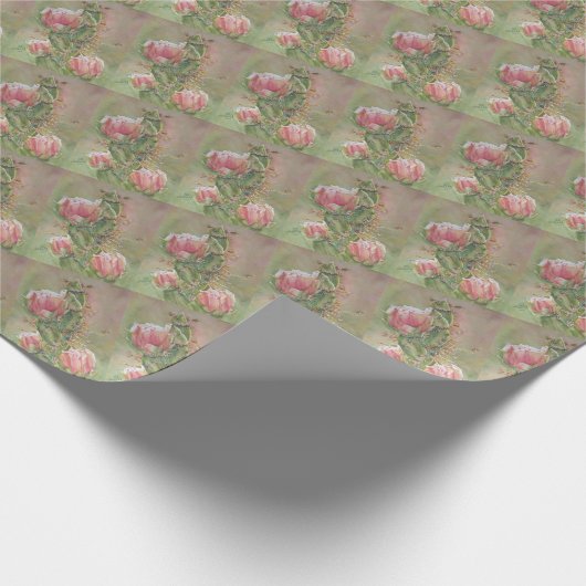 PRICKLY PEAR CACTUS FLOWER CADEAUPAPIER (Hoek)