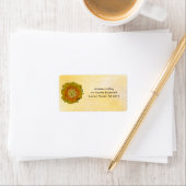 Prickly Pear Cactus Flower / Yellow & Oranje / Etiket (Insitu)