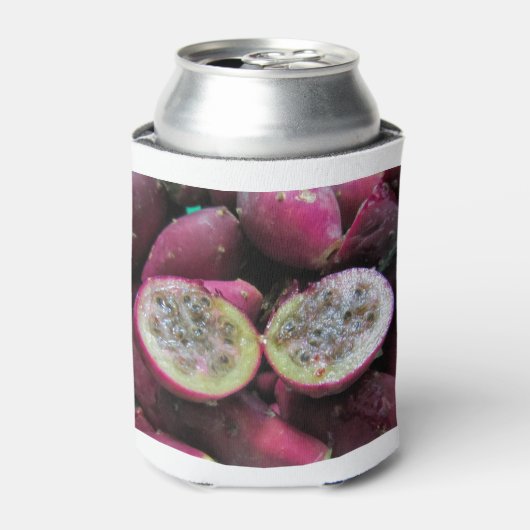 Prickly Pear Cactus Fruit and Seeds Blikjeskoeler (Blikje Voorkant)