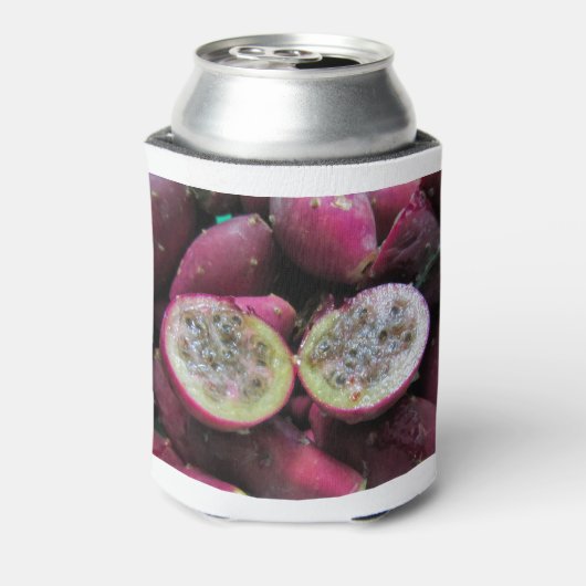 Prickly Pear Cactus Fruit and Seeds Blikjeskoeler (Blikje Achterkant)