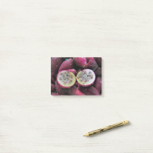 Prickly Pear Cactus Fruit and Seeds Post-it® Notes (Op bureau)