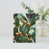 Prickly Pear Cactus Fruit Briefkaart (Staand voorkant)