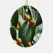 Prickly Pear Cactus Fruit Keramisch Ornament (Rechts)