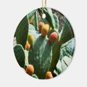 Prickly Pear Cactus Fruit Keramisch Ornament (Links)