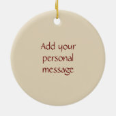 Prickly Pear Cactus Fruit Keramisch Ornament (Achterkant)