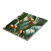 Prickly Pear Cactus Fruit Tegeltje (Zijkant)