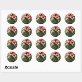 Prickly Pear Cactus in Texas Ronde Sticker (Vel)