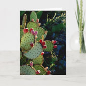 Prickly Pear Cactus Kaart (Voorkant)