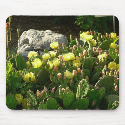 Prickly Pear Cactus mousepad Muismat (Voorkant)