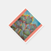 Prickly Pear Cactus papieren drankservet Servet (Hoek)