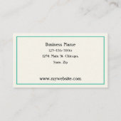 Prickly Pear Cactus personaliseert Visitekaartjes (Achterkant)