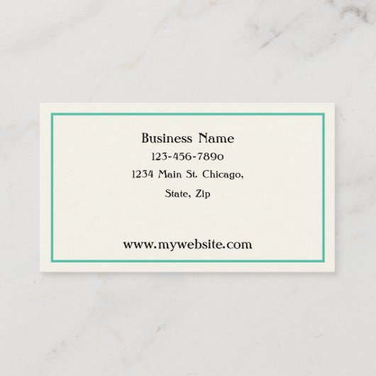 Prickly Pear Cactus personaliseert Visitekaartjes (Achterkant)