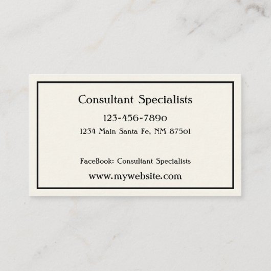 Prickly Pear Cactus personaliseert Visitekaartjes (Achterkant)