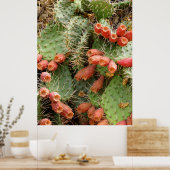 Prickly Pear Cactus Poster (Keuken)