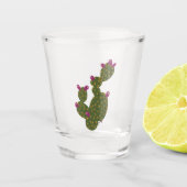 Prickly Pear Cactus Shot Glas (Voorkant)