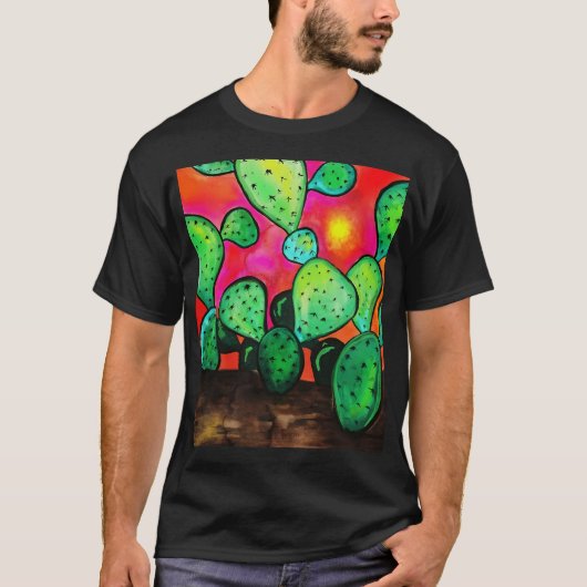 Prickly Pear Cactus T-shirt (Voorkant)