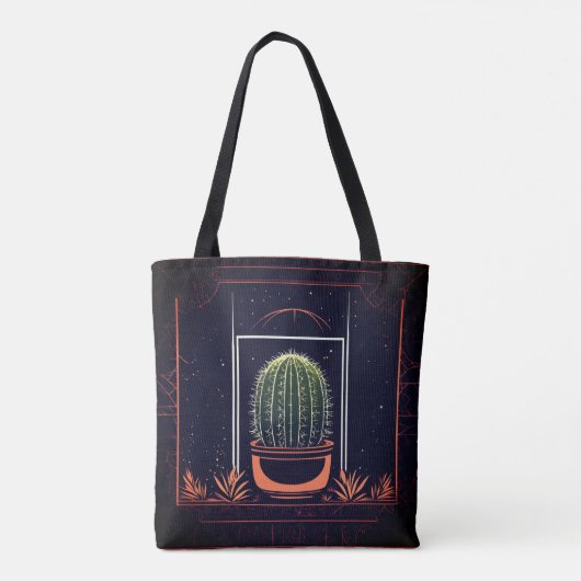 Prickly Pear Canvas tas (Achterkant)