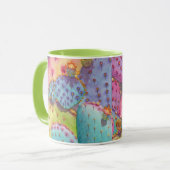 Prickly Pear Coffee Mok Southwest Style Cup (Voorkant links)