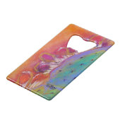 Prickly Pear Credit Kaart flesopener Creditkaart Flessenopener (Voorkant Gekanteld)