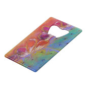 Prickly Pear Credit Kaart flesopener Creditkaart Flessenopener (Achterkant Gekanteld)