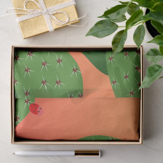 Prickly Pear Desert Sunset Decoupage Tissuepapier (Geschenk)