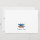 Prickly Pear Dragon & tortoise - Hartelijk dank Bedankkaart (Achterkant)