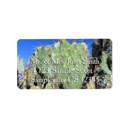 Prickly Pear Harten Etiket (Voorkant)