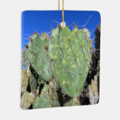 Prickly Pear Harten Keramisch Ornament (Rechts)
