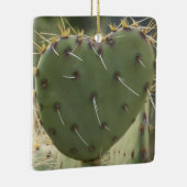 Prickly Pear Heart Keramisch Ornament (Rechts)