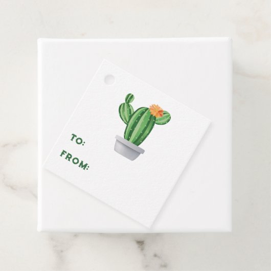 Prickly Pear in pot Bedankjes Labels (In situ)