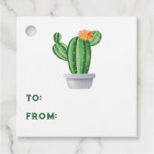 Prickly Pear in pot Bedankjes Labels (Voorkant)