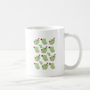 Prickly Pear Pattern Plant Cactus Love Koffiemok