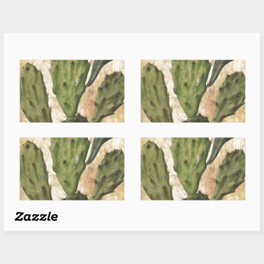Prickly Pear Rechthoekige Sticker (Vel)