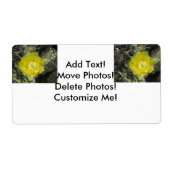 Prickly Pear Yellow Bloom Close Etiket (Voorkant)