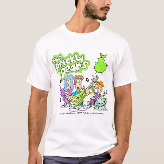 Prickly Pears Cartoon Pop Rock Band T-Shirt (Voorkant)