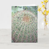 Prickly Pink Cactus Greet of Note Cards Kaart (Gele Bloem)