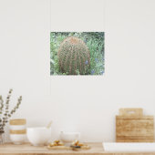 Prickly Pink Petals Cactus Desert Photo Poster (Keuken)