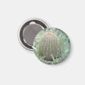 Prickly Pink Petals Cactus koelkast Magnet (Voorkant / Achterkant)