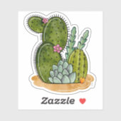 Prickly Planten Sticker (Vel)