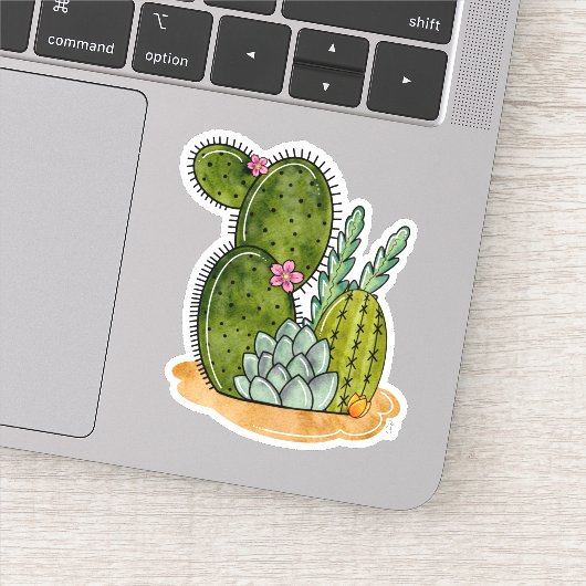 Prickly Planten Sticker (Detail)