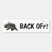 Prickly Porky Bumpersticker (Voorkant)