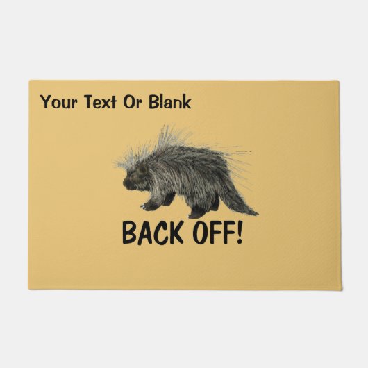 Prickly Porky Deurmat (Voorkant)