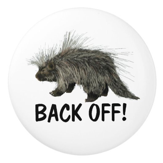 Prickly Porky Keramische Knop (Voorkant)